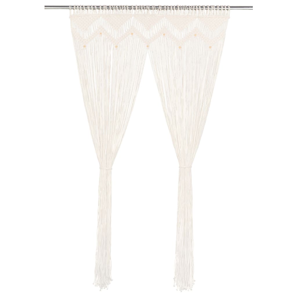 Macrame Curtain 140x240 cm Cotton - Tyrell & Tyrell