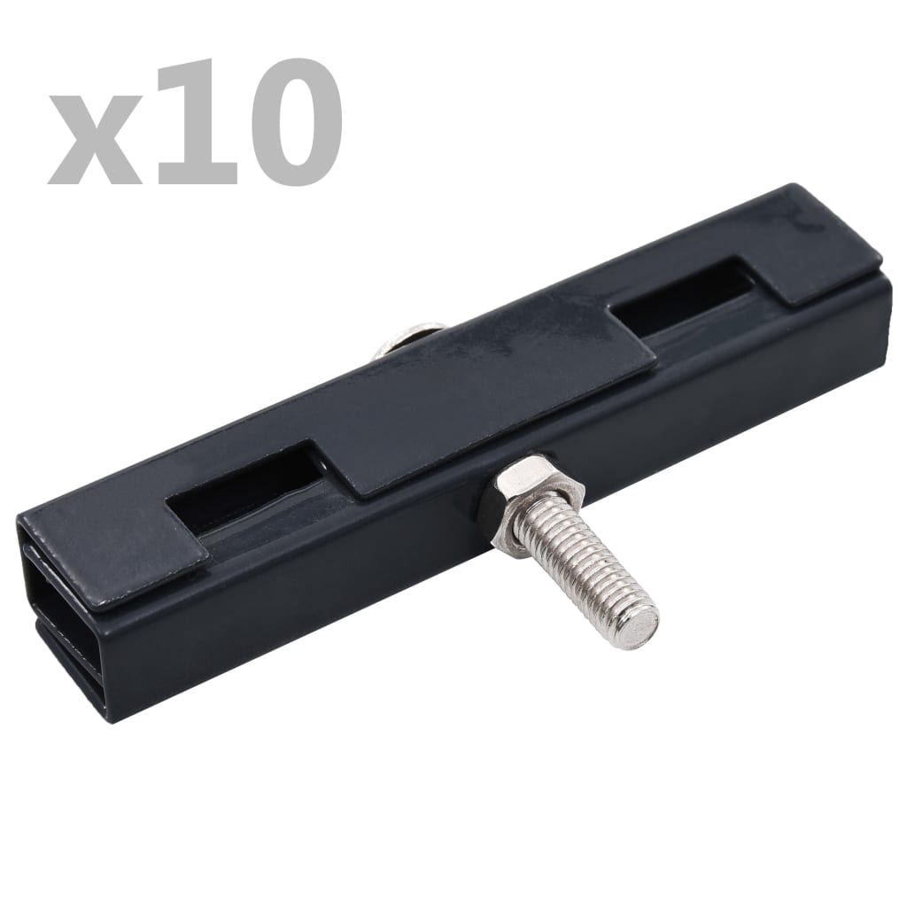 Garden U Mat Connector 10 Sets Anthracite - Unbeatable Bargains