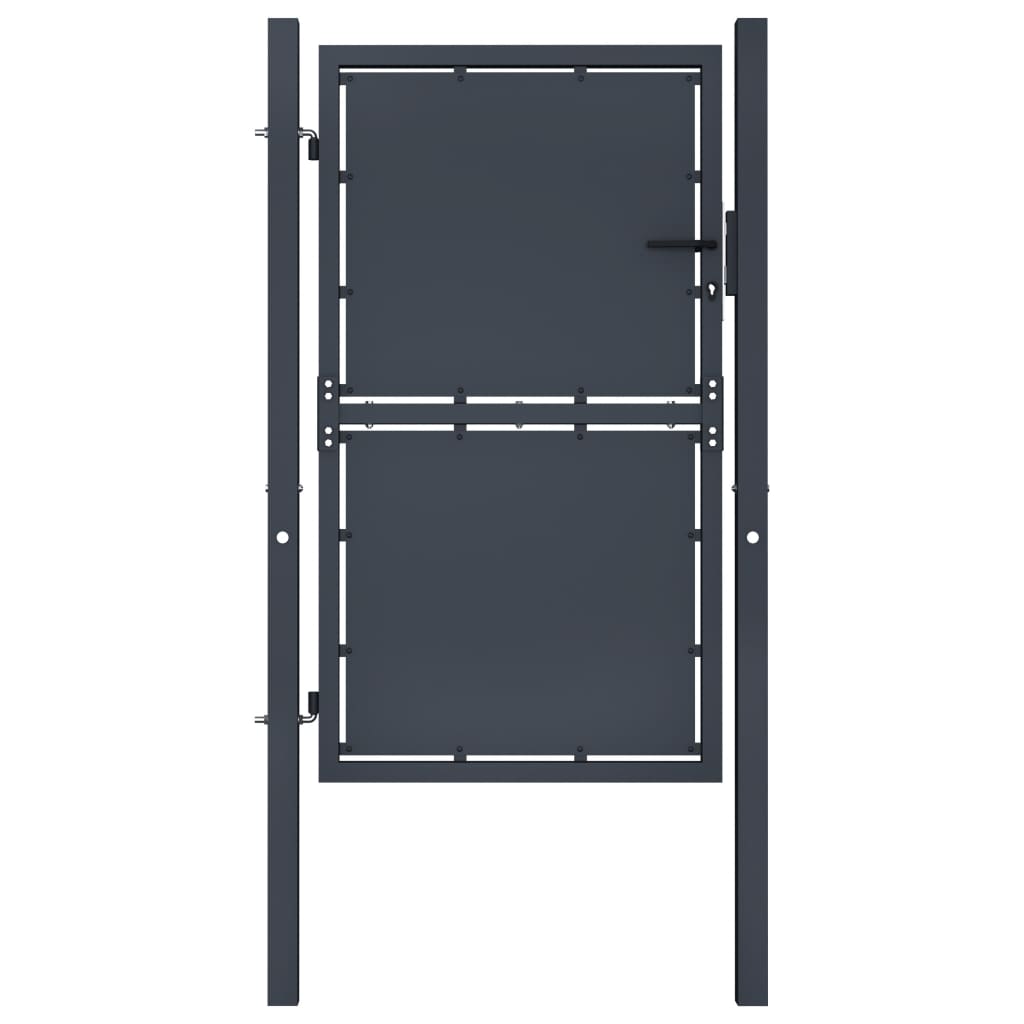 Garden Gate Steel 100x200 cm Anthracite - Millennium Furniture
