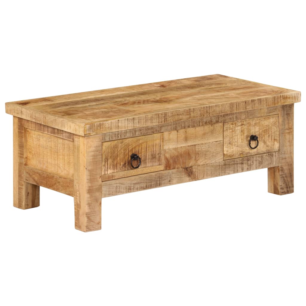 Coffee Table 90x45x35 cm Solid Mango Wood - Merlin Deals