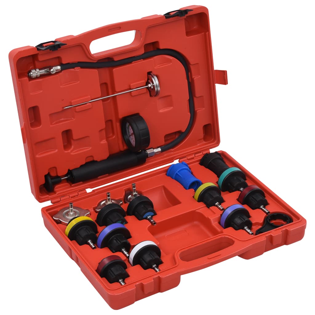 18 Piece Cooling System & Radiator Cap Pressure Tester - Merkel Designers