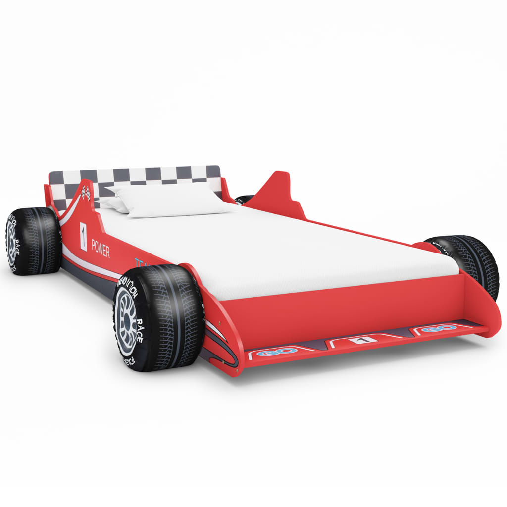 Children's Race Car Bed 90x200 cm Red - Style and Chic
