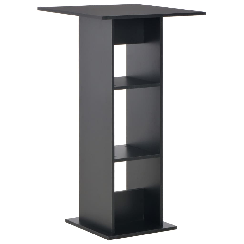 Bar Table Black 60x60x110 cm - Design Hut