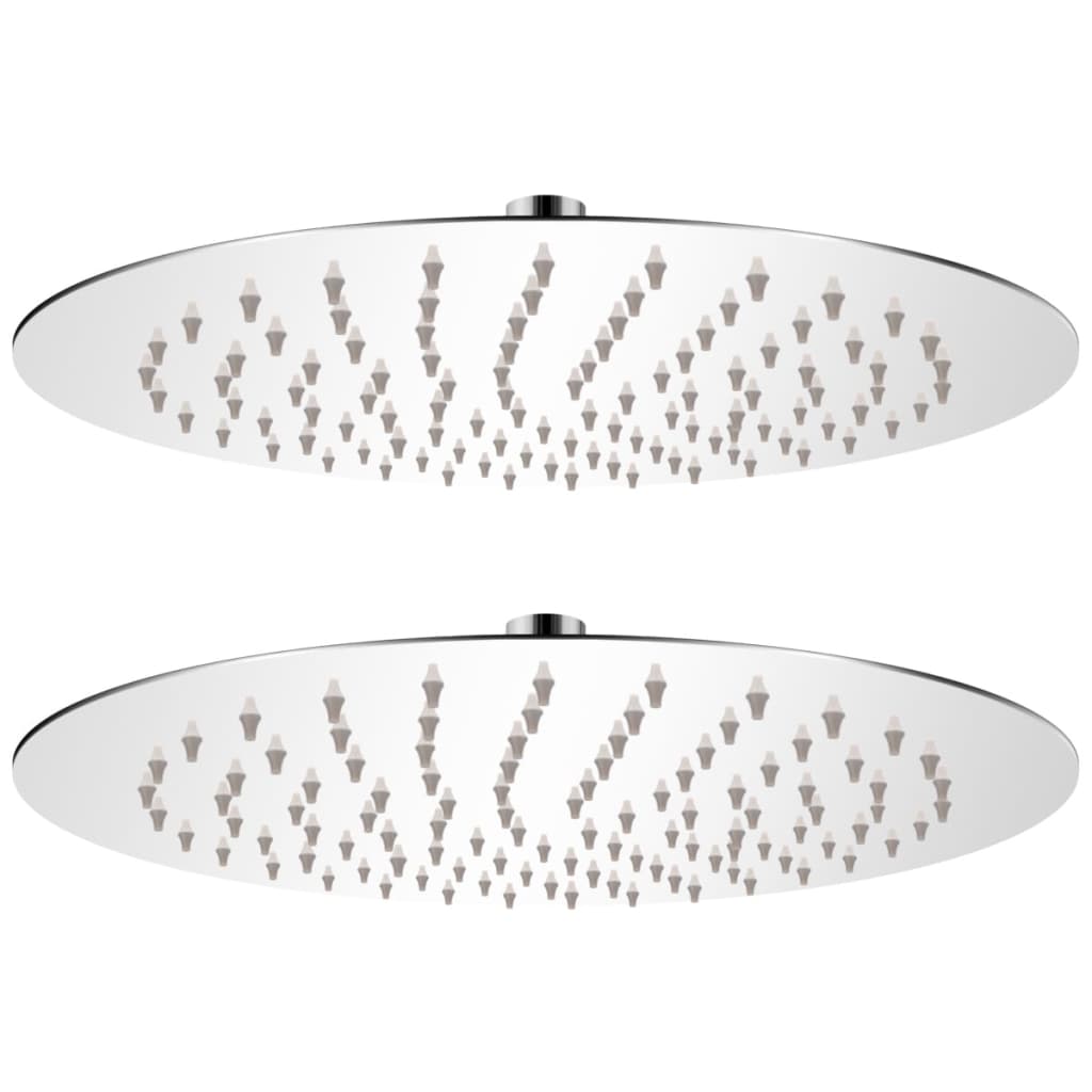 Rain Shower Head 2 pcs Stainless Steel Ã ̃ 25 cm - Brittle & Co