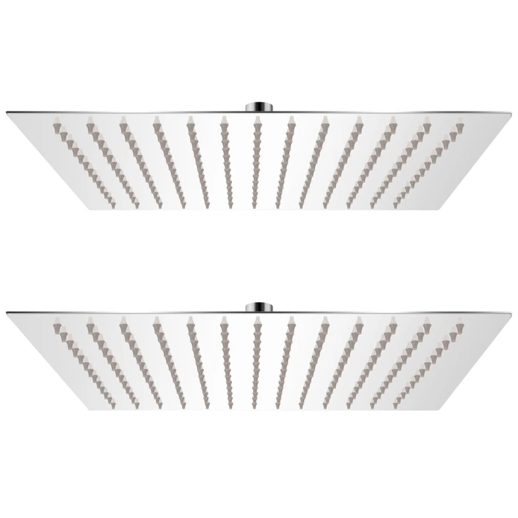 Rain Shower Head 2 pcs Stainless Steel 30x30 cm - Sid & Sam
