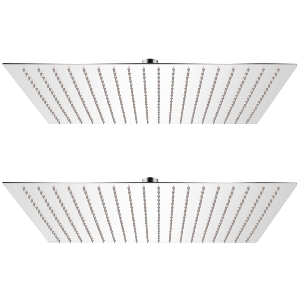 Rain Shower Head 2 pcs Stainless Steel 50x50 cm - Sid & Sam