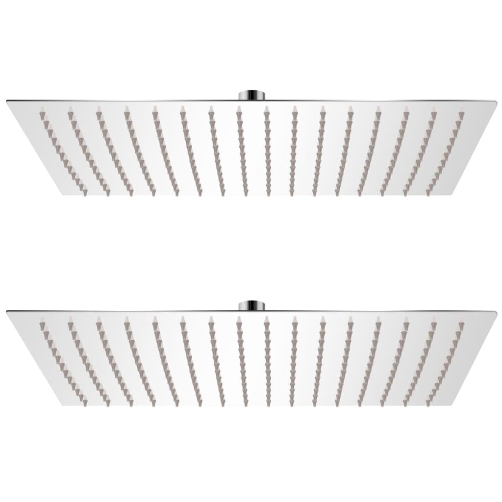 Rain Shower Head 2 pcs Stainless Steel 30x40 cm - Design Hut