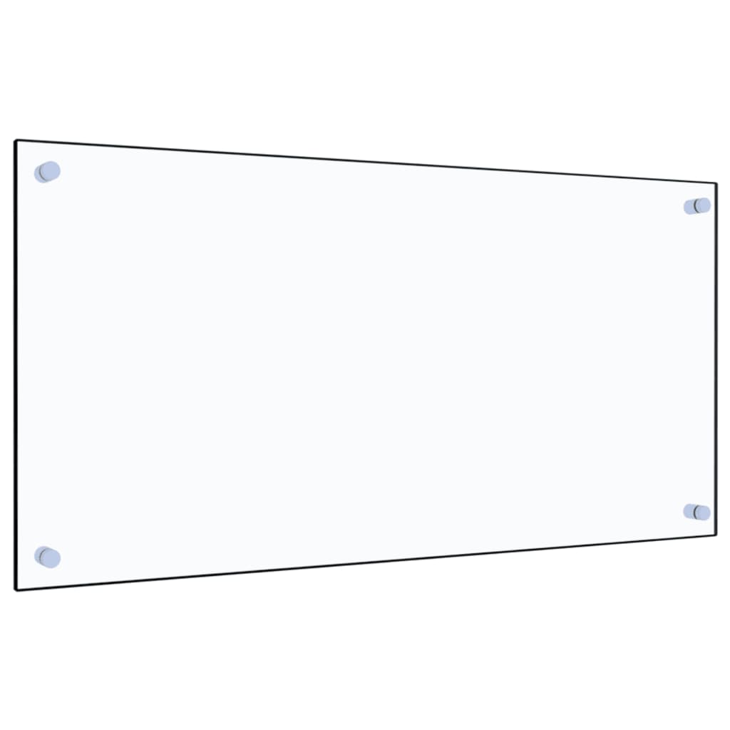 Kitchen Backsplash Transparent 80x40 cm Tempered Glass - Direct Imports