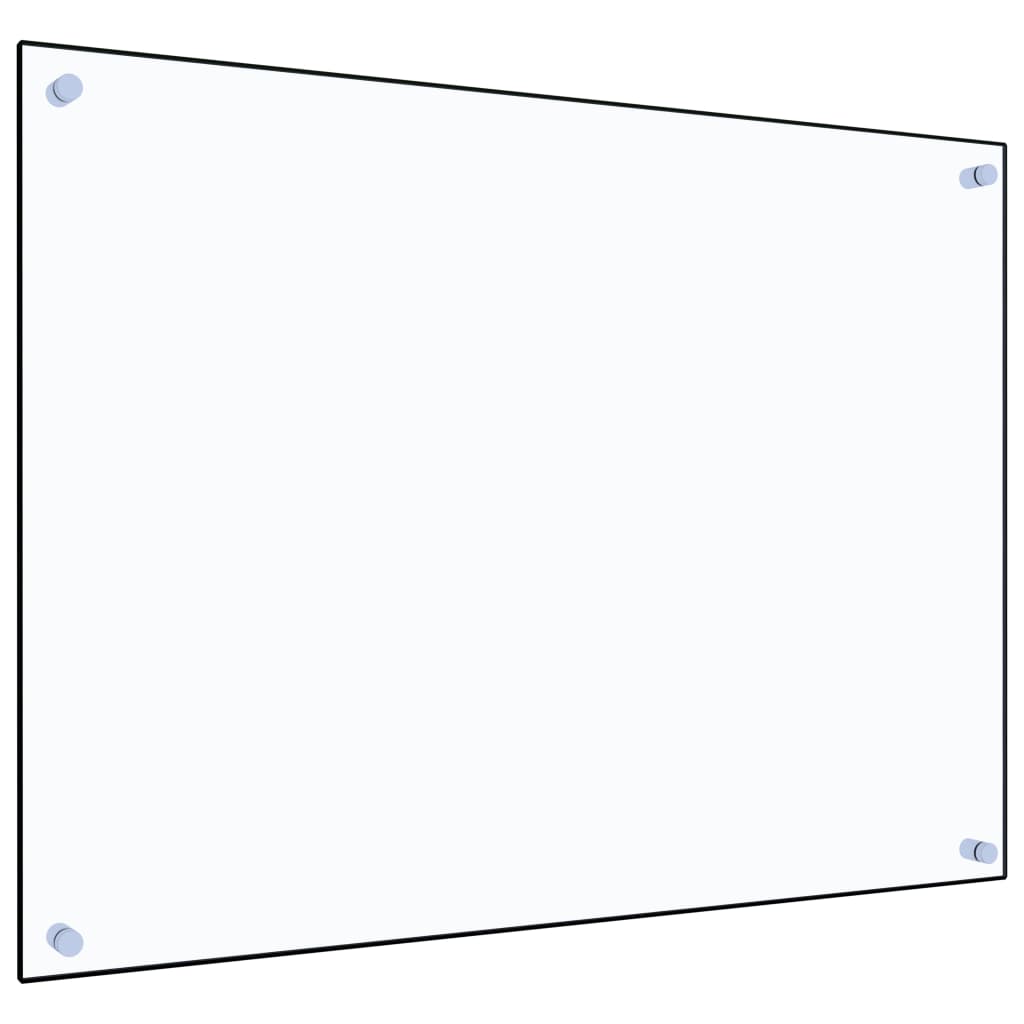 Kitchen Backsplash Transparent 80x60 cm Tempered Glass - Merkel Designers