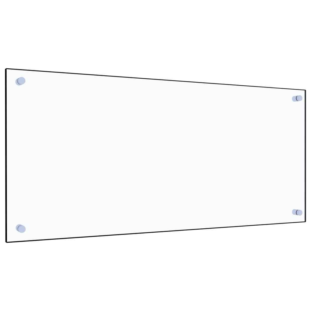 Kitchen Backsplash Transparent 90x40 cm Tempered Glass - Brittle & Co