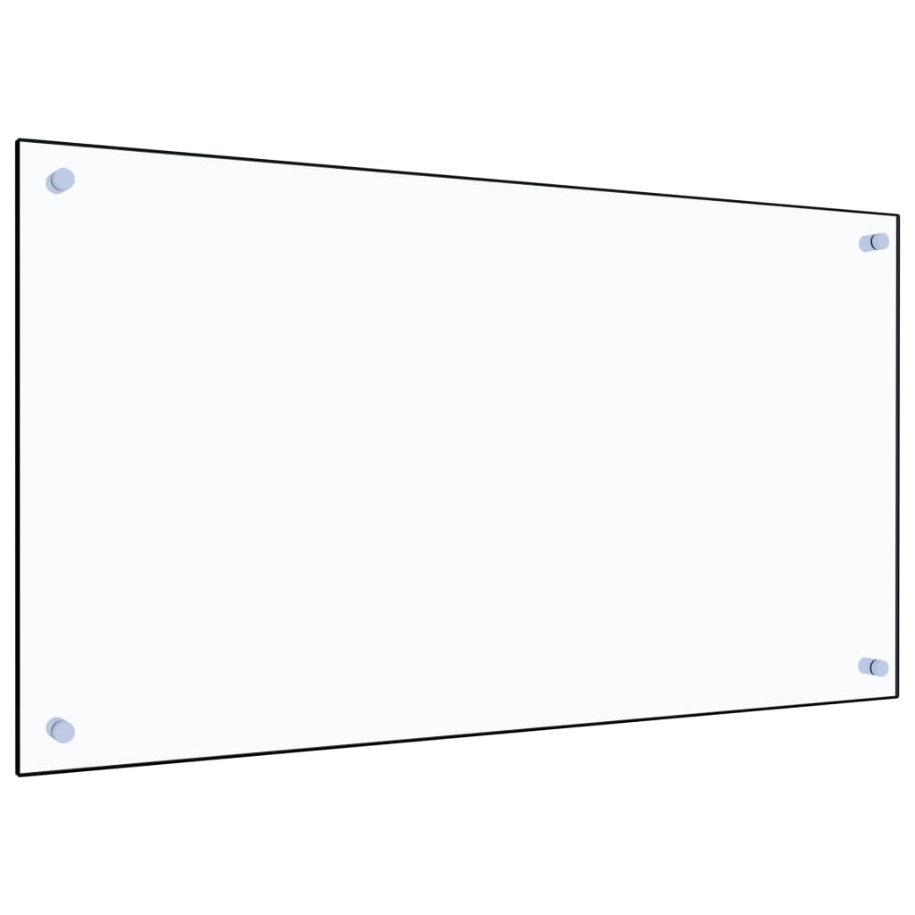 Kitchen Backsplash Transparent 90x50 cm Tempered Glass - Merkel Designers