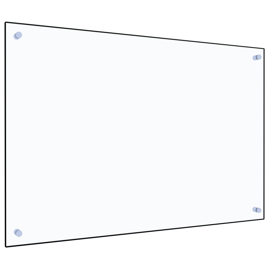Kitchen Backsplash Transparent 90x60 cm Tempered Glass - R and M Furniture