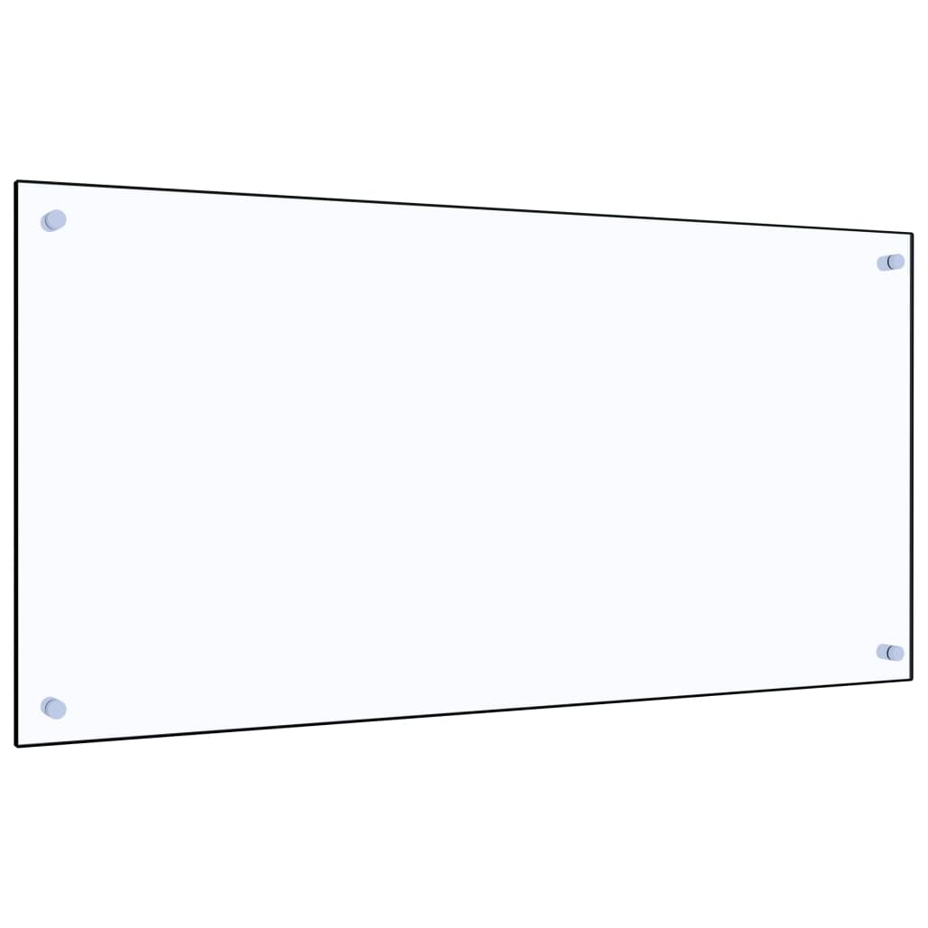 Kitchen Backsplash Transparent 100x50 cm Tempered Glass - R and M Furniture