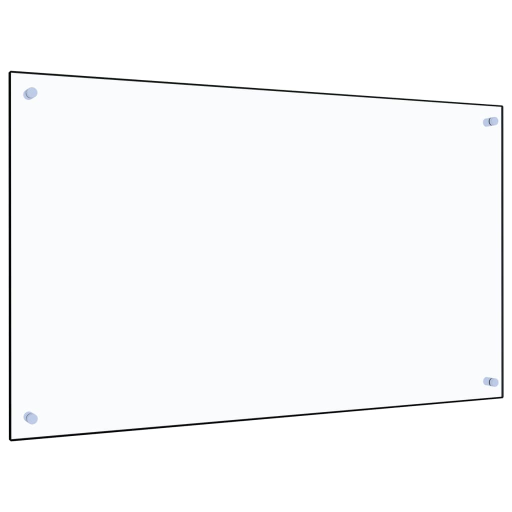 Kitchen Backsplash Transparent 100x60 cm Tempered Glass - Design Hut