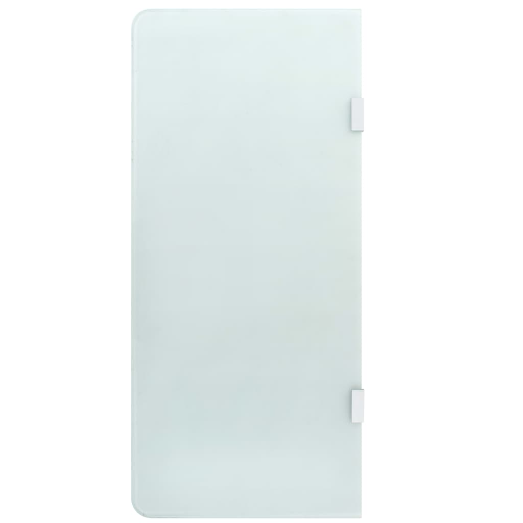 Wall-mounted Urinal Privacy Screen 90x40 cm Tempered Glass - Charlotte Dunes