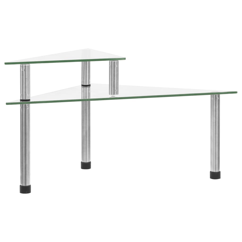 Kitchen Shelf Transparent 49.5x35x19 cm Tempered Glass - R and M Furniture