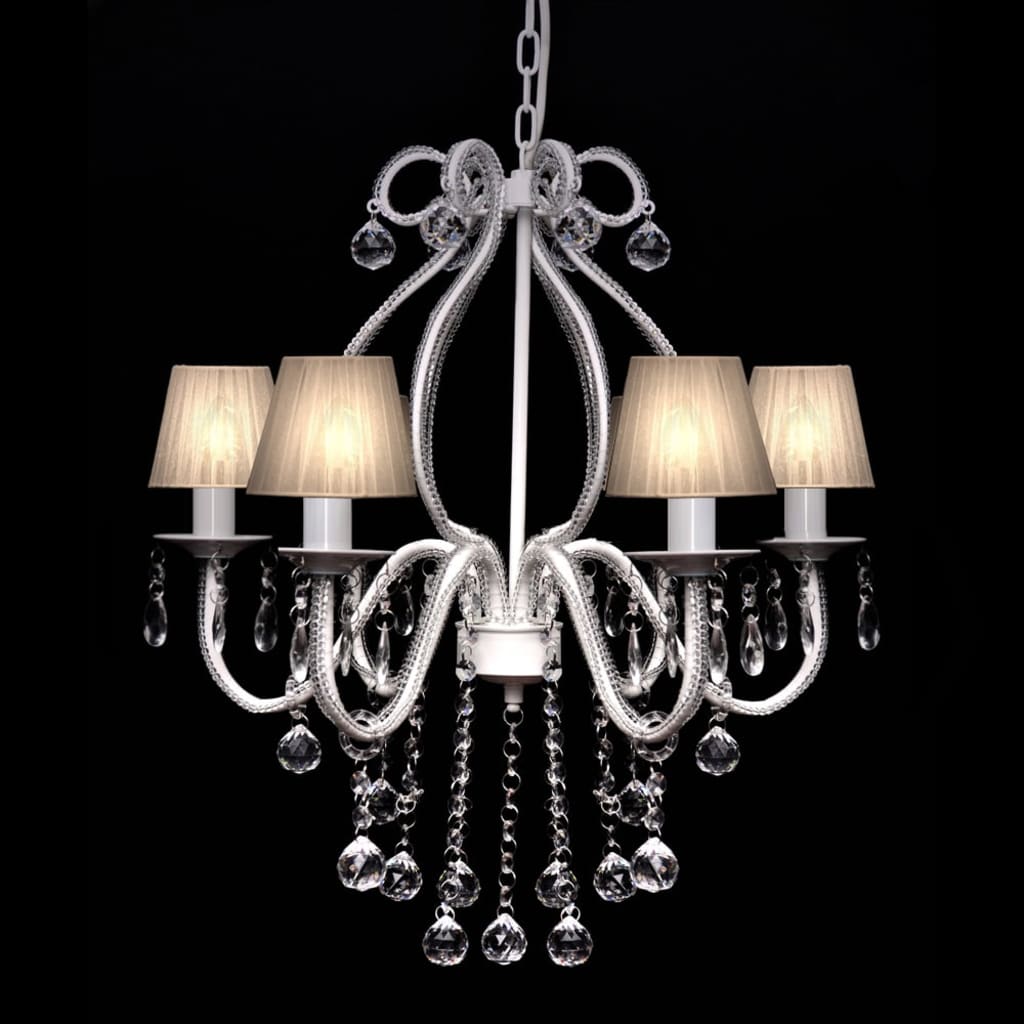 Chandelier with 2300 Crystals White - Direct Imports