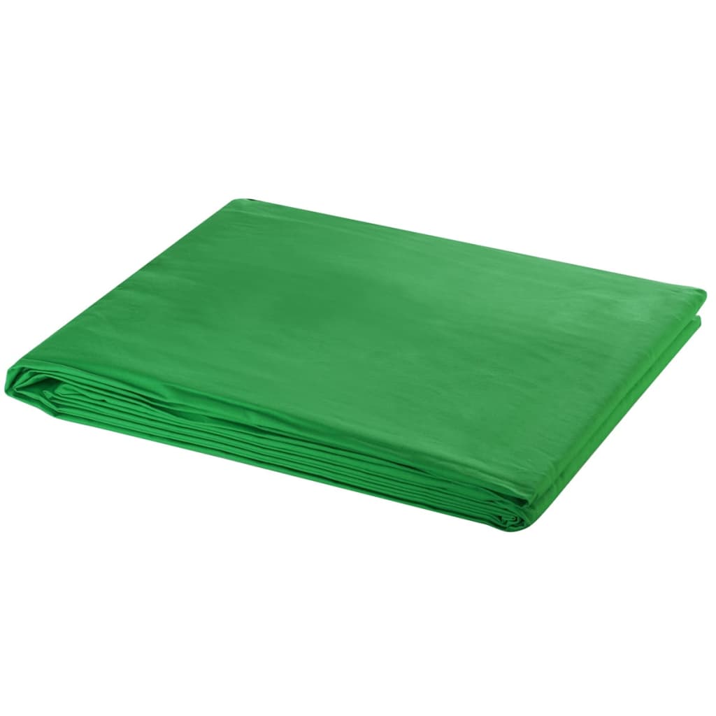 Backdrop Cotton Green 500x300 cm Chroma Key - Direct Imports