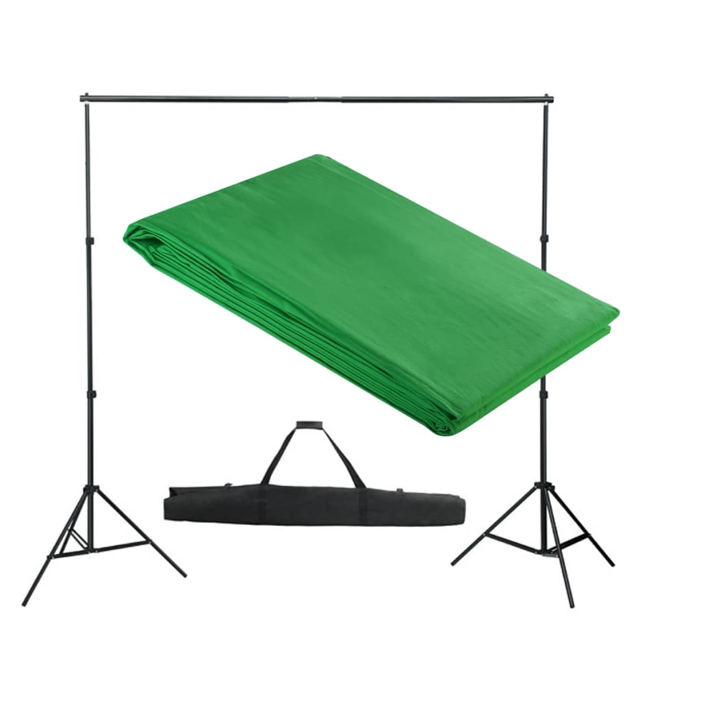 Backdrop Support System 300 x 300 cm Green - Brittle & Co