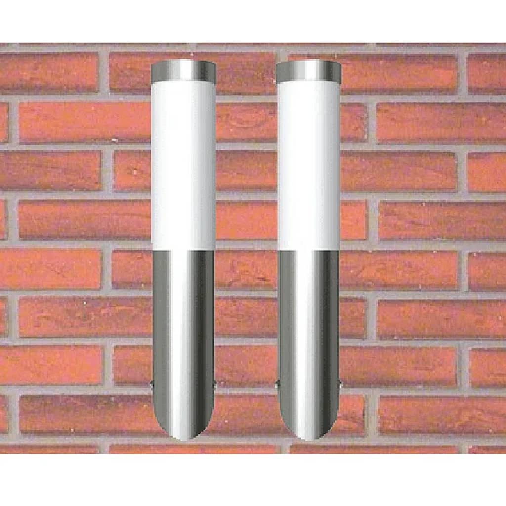 Outdoor Wall Lights 2 pcs Stainless Steel - Millennium Furniture