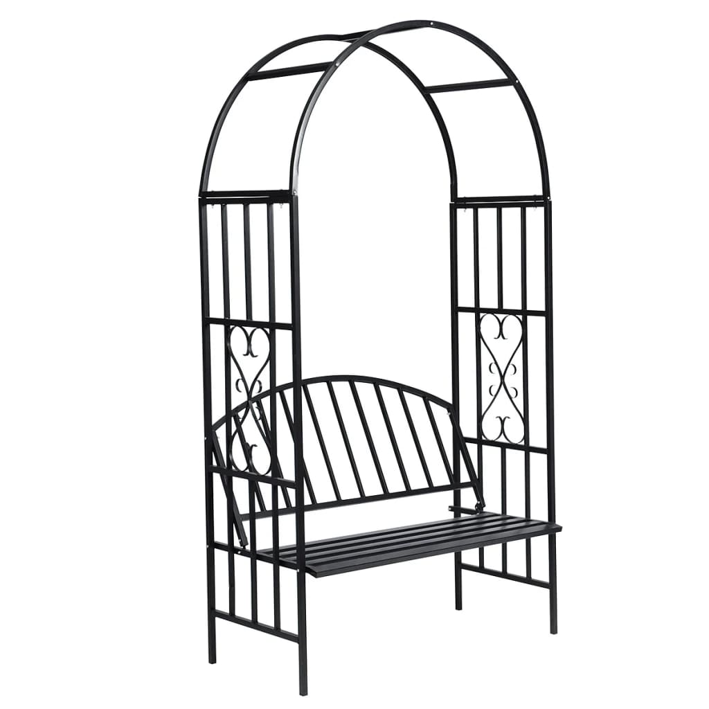 Garden Rose Arch with Bench - R and M Furniture