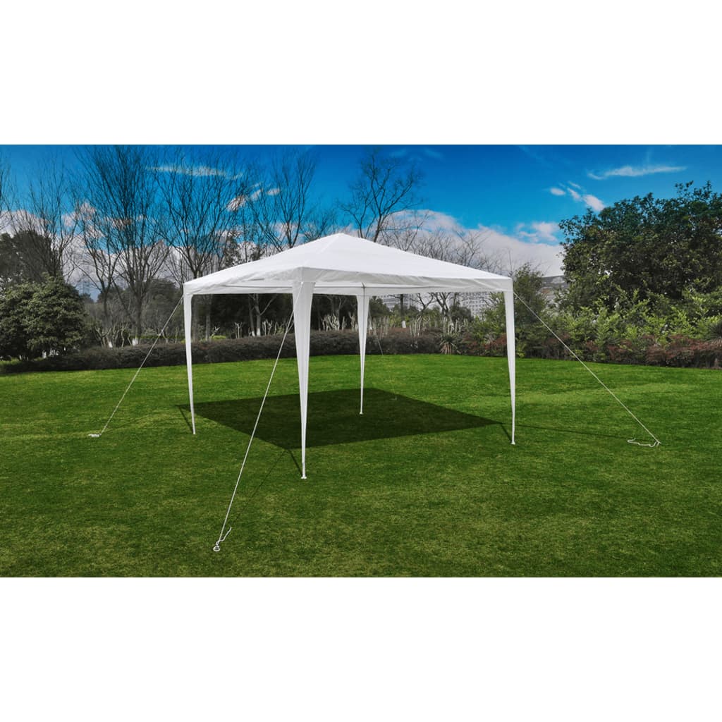 3 x 3m Pyramid-Roof Garden Gazebo Pavilion - Unbeatable Bargains