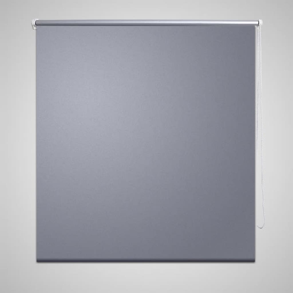 Roller Blind Blackout 80 x 175 cm Grey - All Things Good