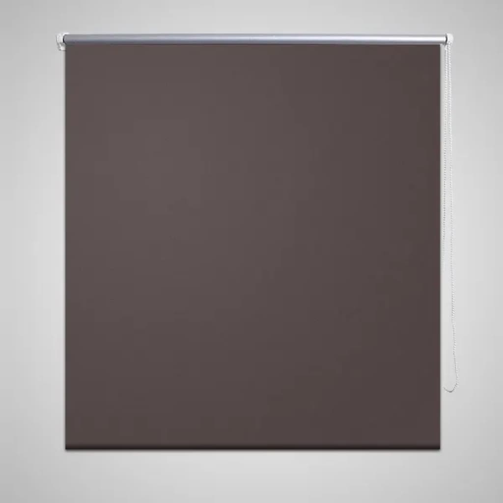 Roller Blind Blackout 120 x 175 cm Coffee - R and M Furniture