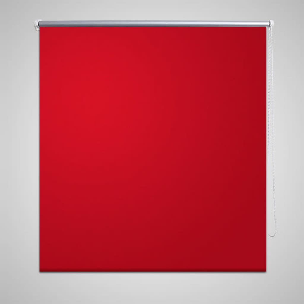 Roller Blind Blackout 120 x 175 cm Red - Discount Dealers