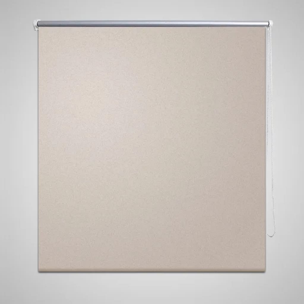 Roller blind blackout 140 x 175 cm beige - All Things Good