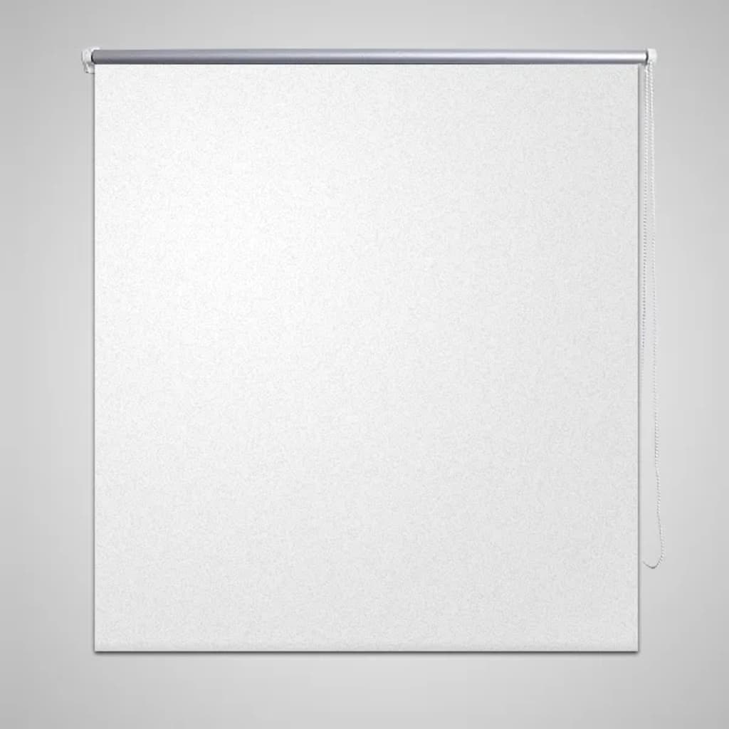 Roller Blind Blackout 100 x 230 cm White - Style and Chic