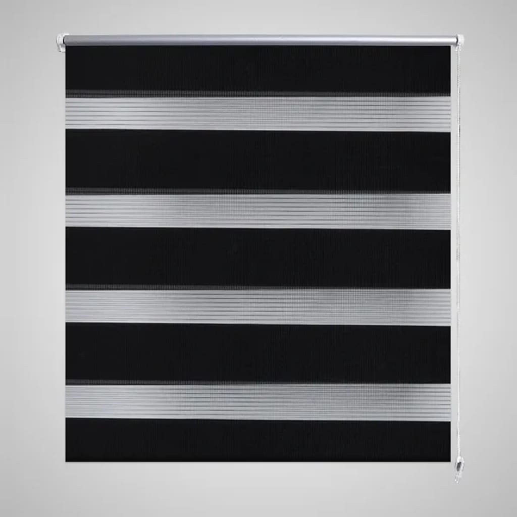 Zebra Blind 60 x 120 cm Black - Style and Chic