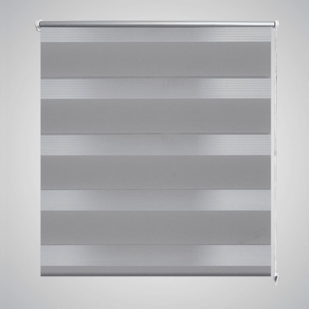 Zebra Blind 80 x 175 cm Grey - Direct Imports