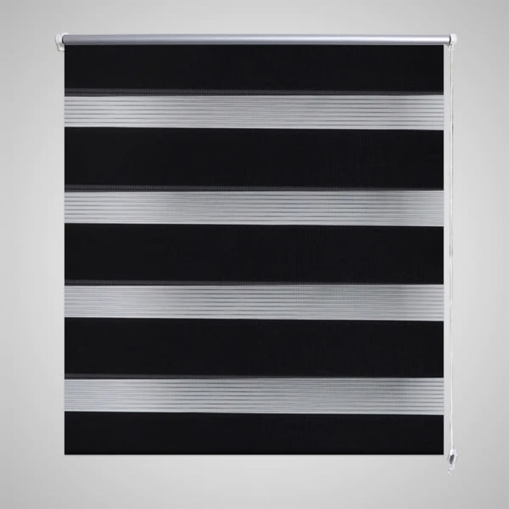 Zebra Blind 100 x 175 cm Black - Unbeatable Bargains