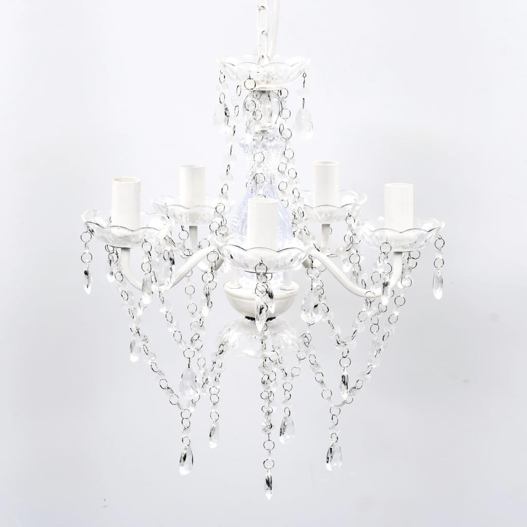Chandelier 5 Bulbs Transparent - Decor Base