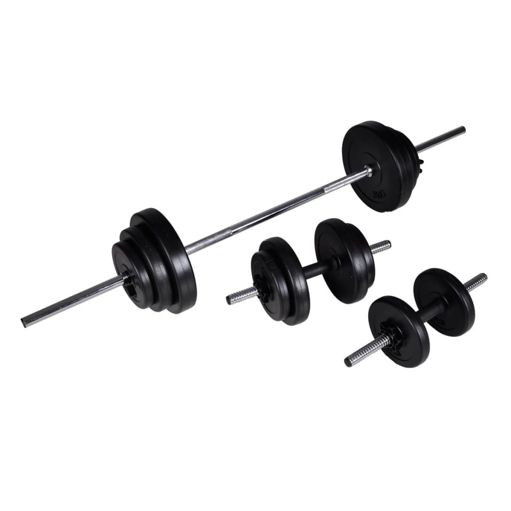 Barbell +2 Dumbbell Set 30.5kg - All Things Good