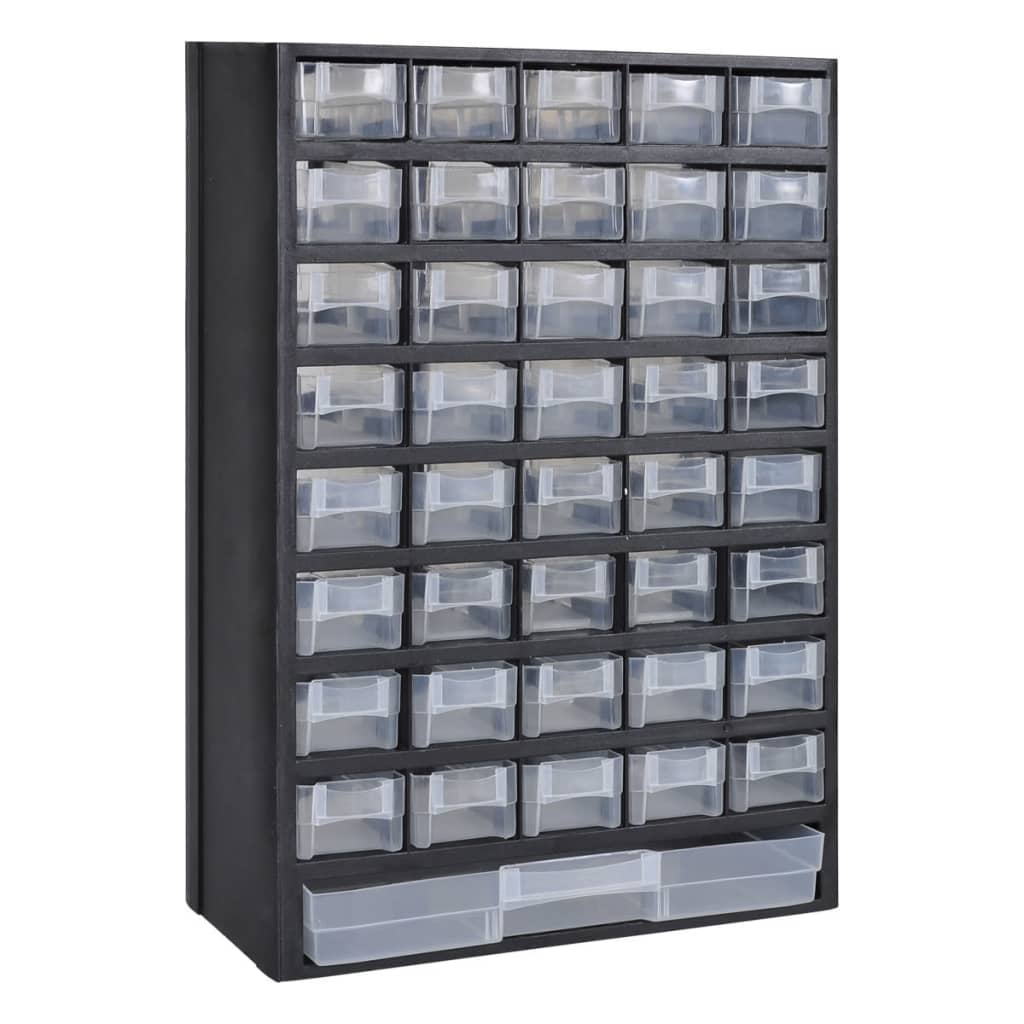 41-Drawer Plastic Storage Cabinet Tool Box - All Things Good