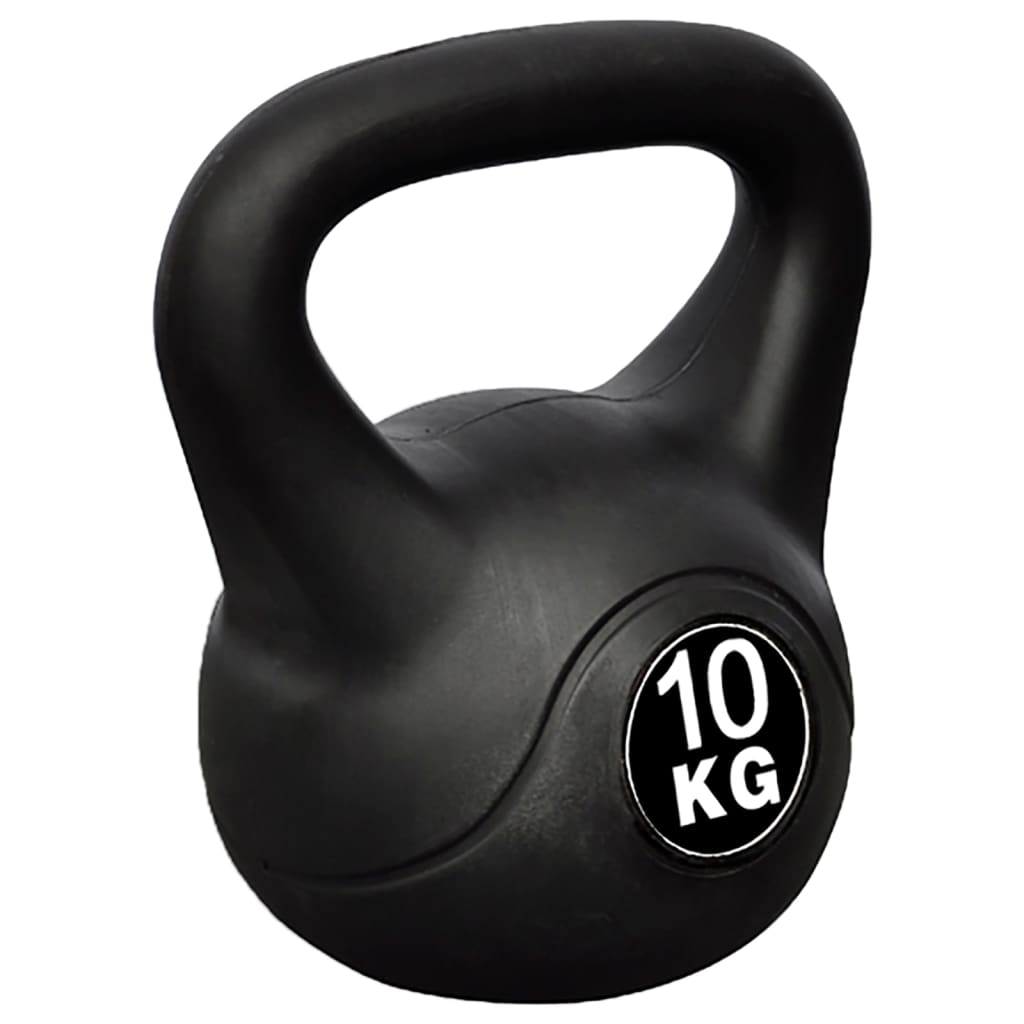 Kettlebell 10 kg Concrete with Plastic Coated - Unbeatable Bargains