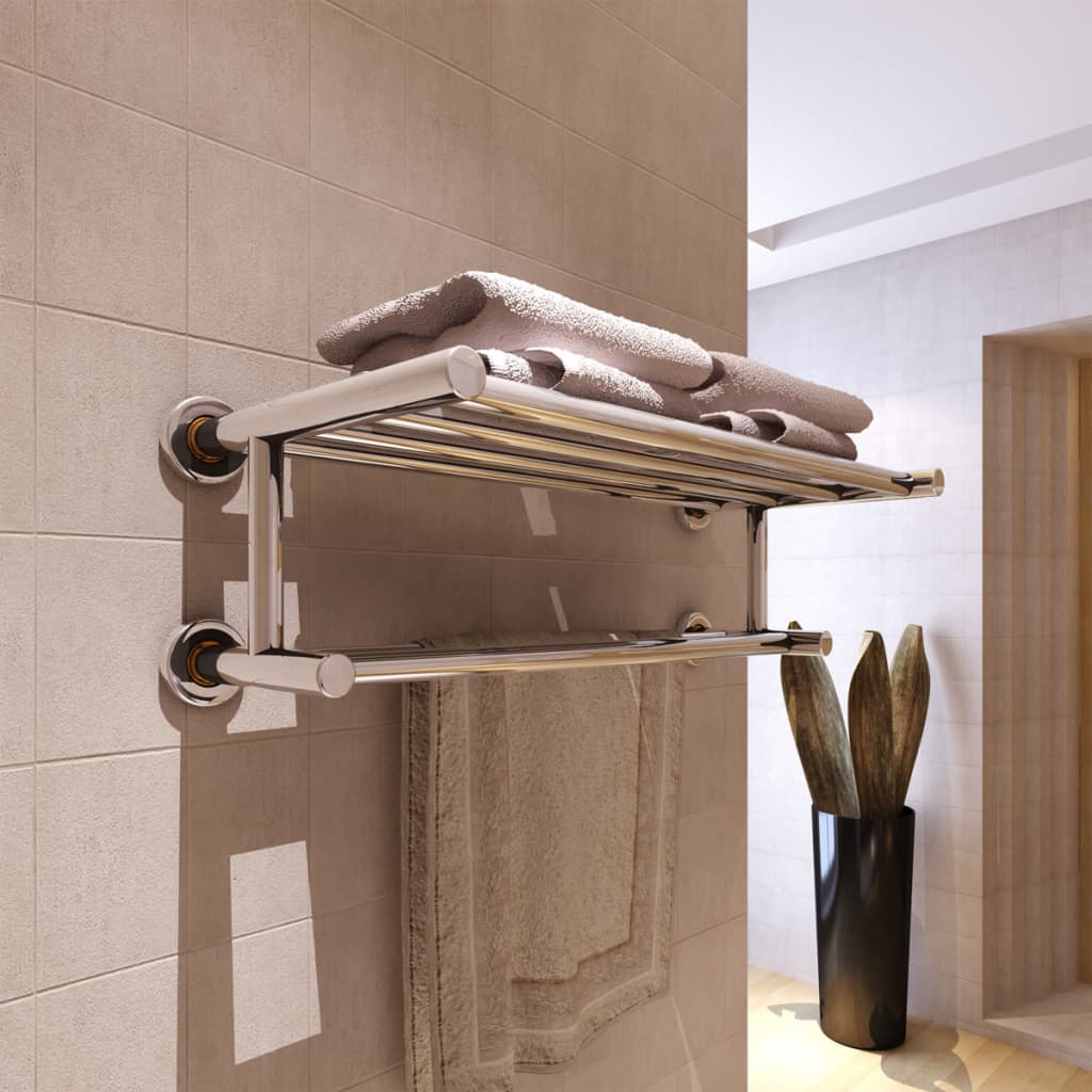 Stainless Steel Towel Rack 6 Tubes - Brittle & Co