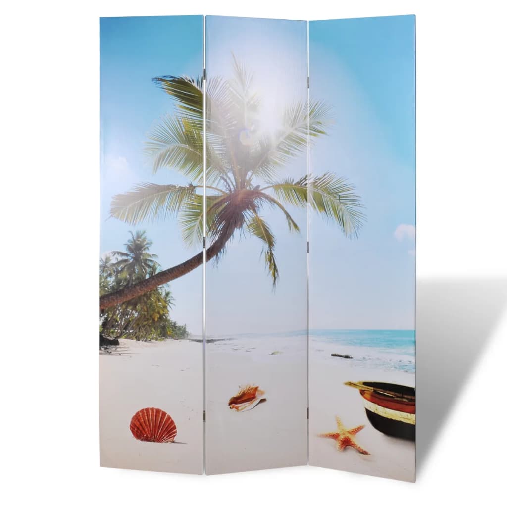 Folding Room Divider 120x170 cm Beach - Style and Chic