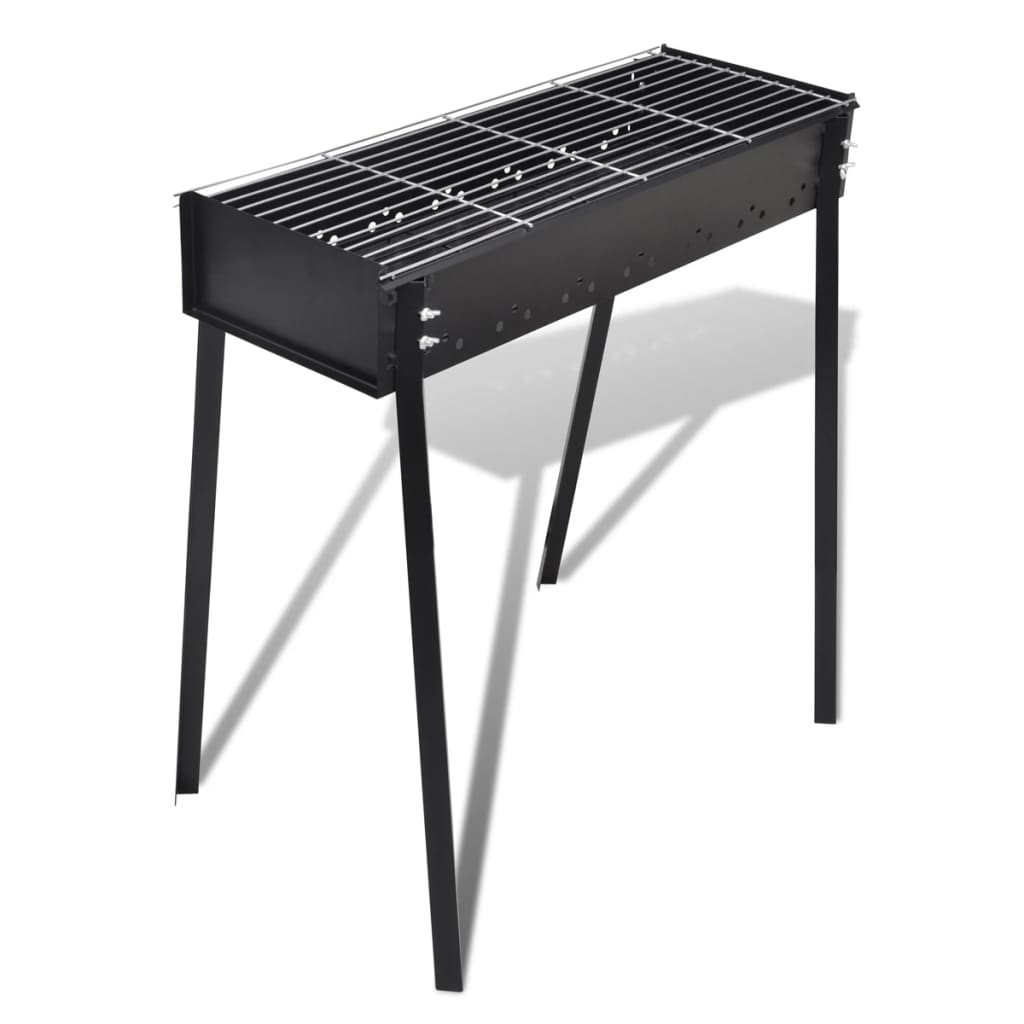 BBQ Stand Charcoal Barbecue Square 75 x 28 cm - Style and Chic
