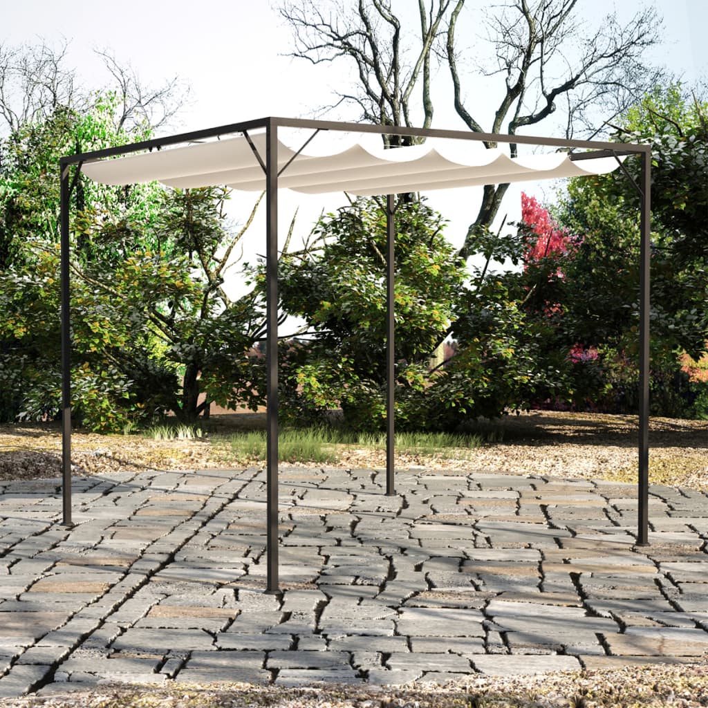 Garden Gazebo with Retractable Roof Canopy - Millennium Furniture