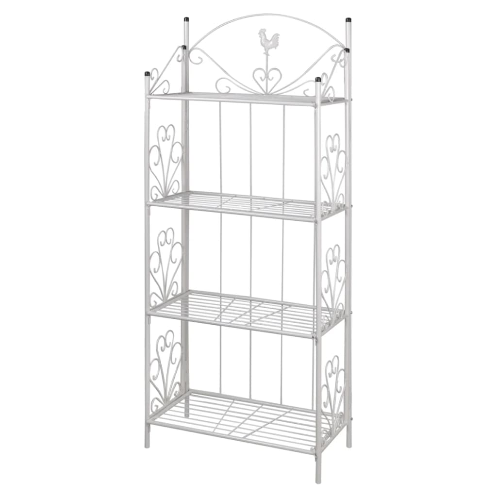 Plant Rack Square White - Merlin Deals