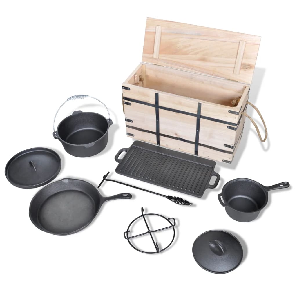 Dutch Oven Set 9pcs - Style and Chic