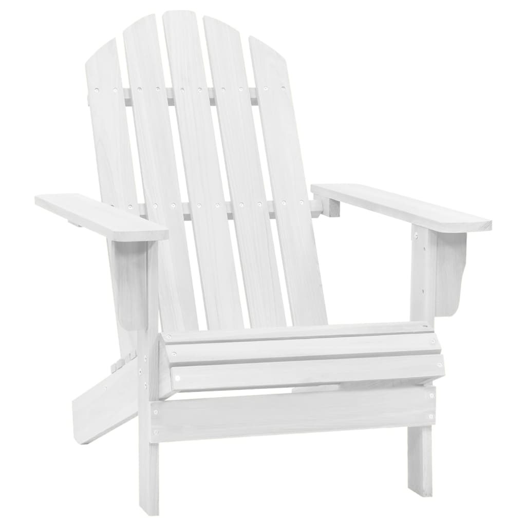 Garden Chair Wood White - Design Hut