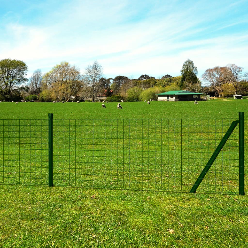 Euro Fence Steel 25x0.8 m Green - Tyrell & Tyrell