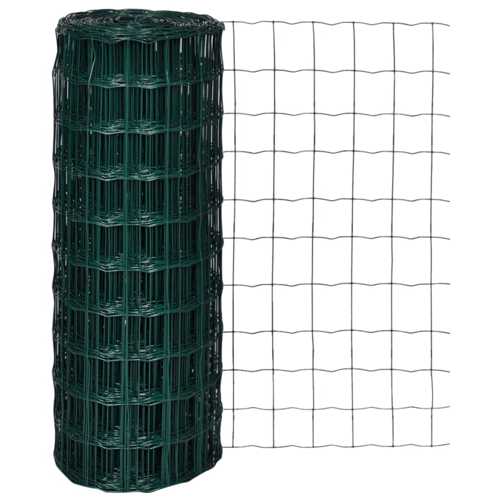 Euro Fence Steel 10x1.0 m Green - Millennium Furniture