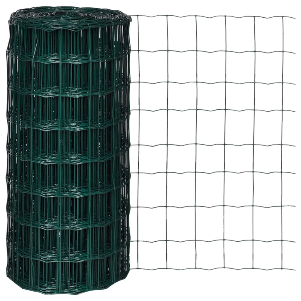 Euro Fence Steel 25x0.8 m Green - R and M Furniture