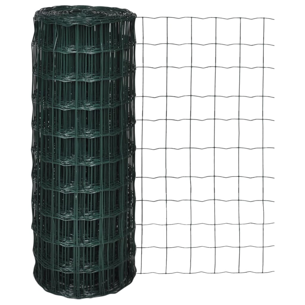 Euro Fence Steel 25x1.0 m Green - Discount Dealers
