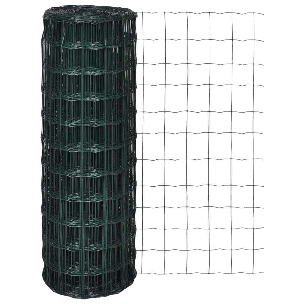 Euro Fence Steel 10x1.0 m Green - Design Hut